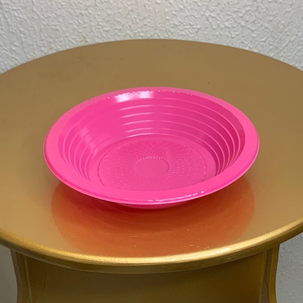 PFPK18 PRATO PLASTICO FUNDO 18CM PINK 84 194530
