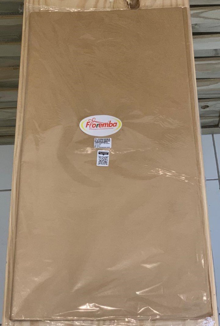PAPEL KRAFT LISO 68X68 25FLS 644670