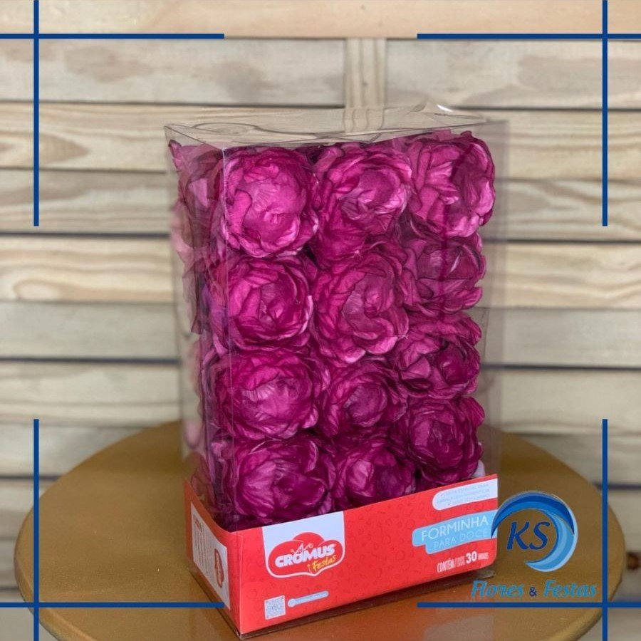 FORMINHA P/DOCE FLORA FUCSIA PT C/30 UN 129236 28610706