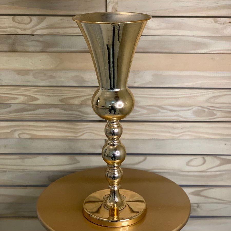 VASO DE METAL CONE STANDART G DOURADO 601812 70066