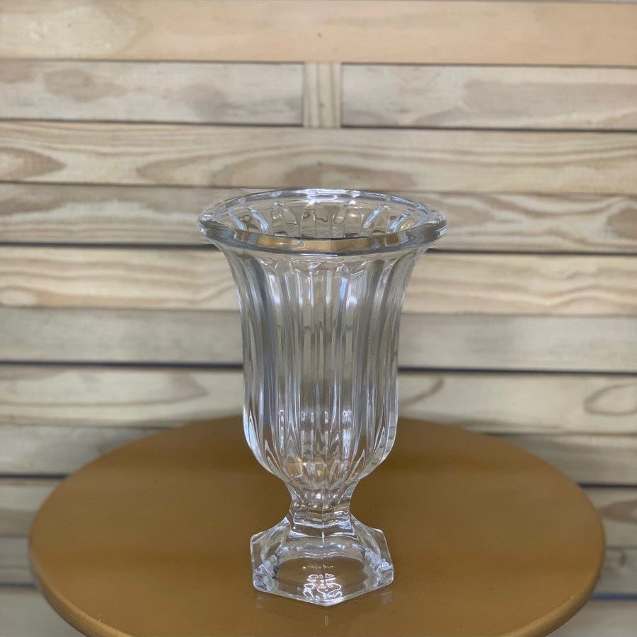 VASO C/PE DE VIDRO SODOCALCICO RENAISSANCE 15X24CM 042895