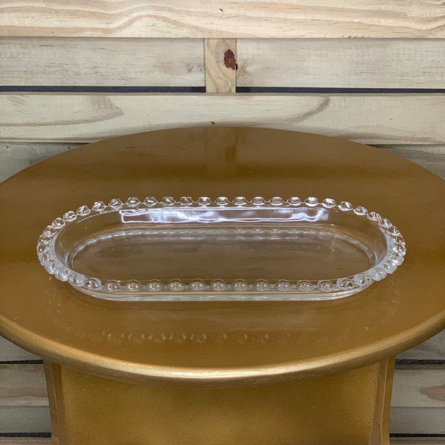 TRAVESSA OVAL DE CRISTAL DE CHUMBO CORACAO 25X13X2,5 017015