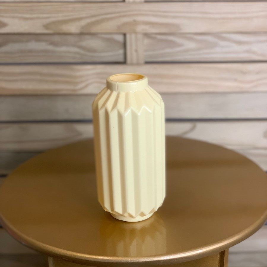 VASO ELEGANCE AMARELO BB 17CM 114229