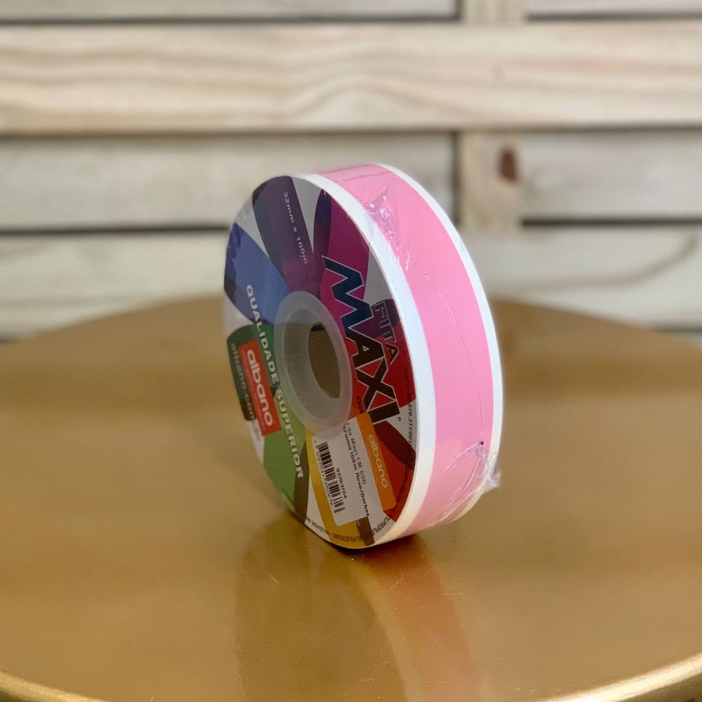 FITA MAXI FM 03D 32MMX100M ROSE/BARBANTE 35267