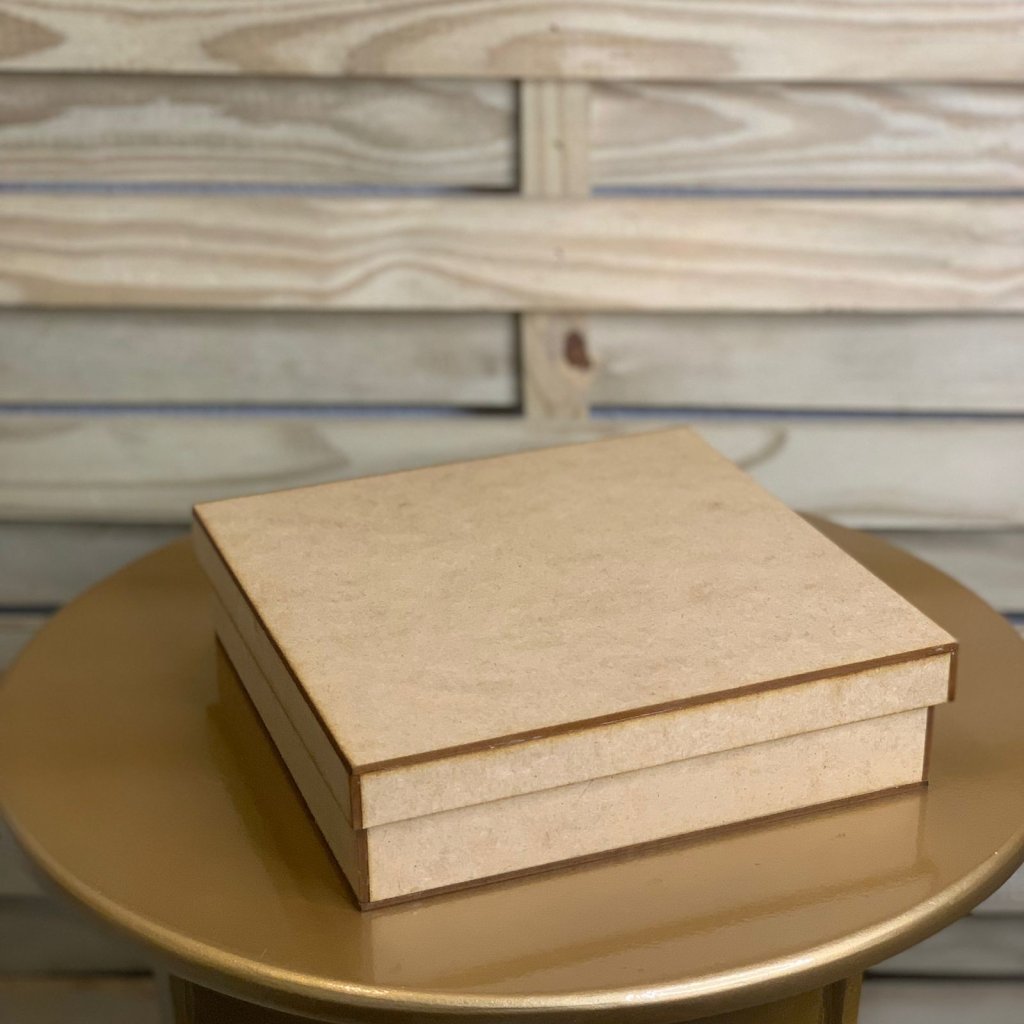 CAIXA TS 20X20X5CM MDF CRU 616905