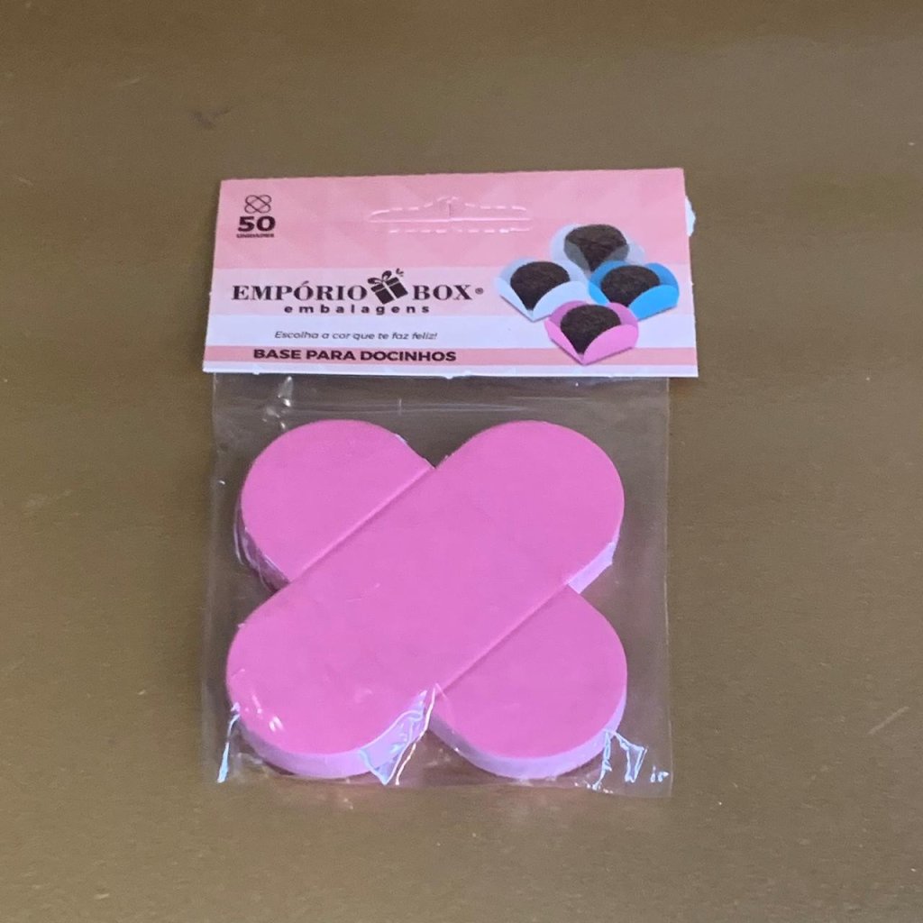 BASE DOCINHO 33MM ROSA CHICLETE DESMONT C/50 428408