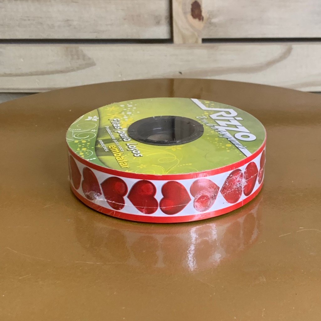 FITA PLASTICA 32MMX100M EMOCOES VERMELHO 001961