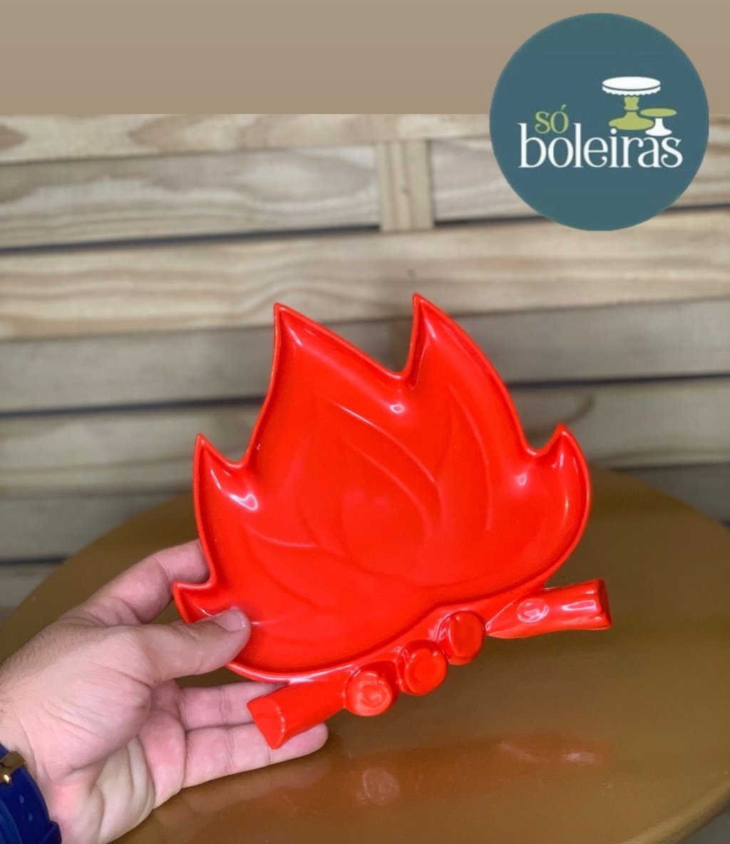 BANDEJA FOGUEIRA VERMELHO 033457
