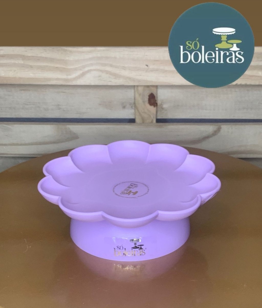 BANDEJA FLOWER FOSCO COM PE LILAS 033303