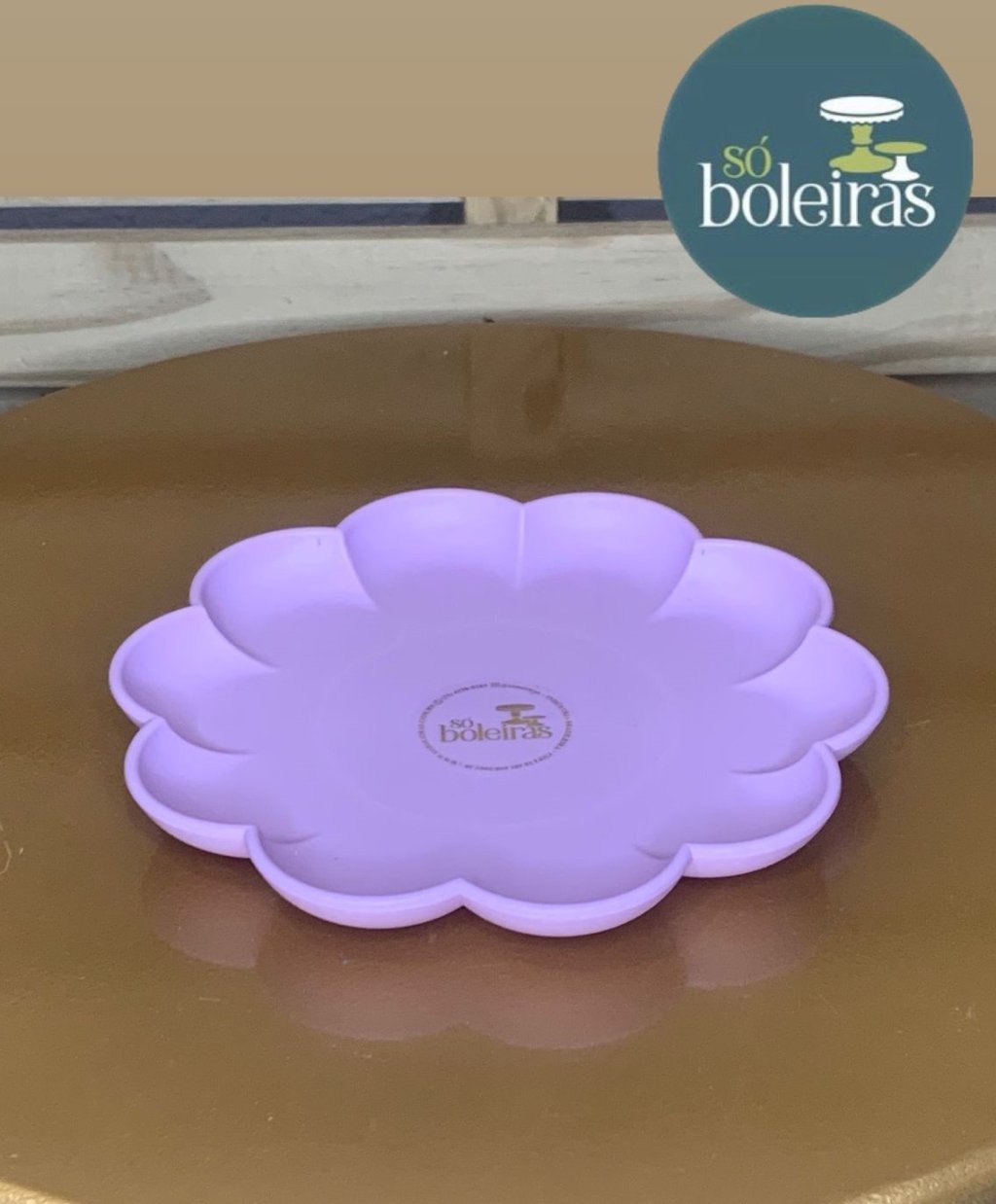 BANDEJA FLOWER FOSCA LILAS 032115