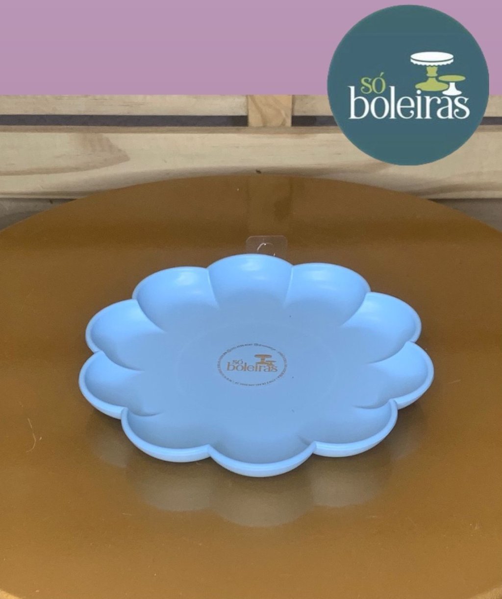 BANDEJA FLOWER FOSCA AZUL BB 032191