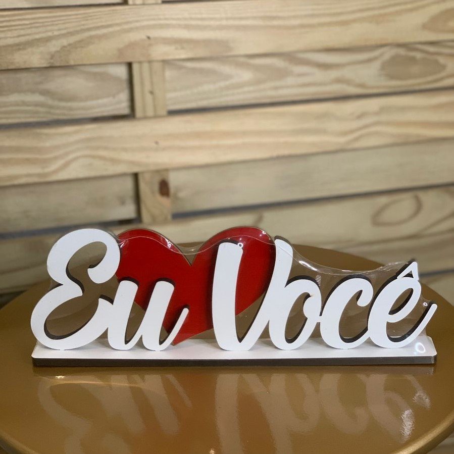 NOME DECORATIVO EU AMO VOCE G 30CMX11CMALT 102423 242