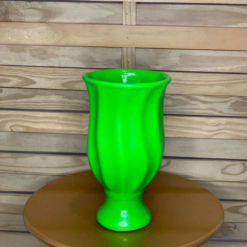 VASO ASPIRAL M VERDE NEON 27CM 517806 181280