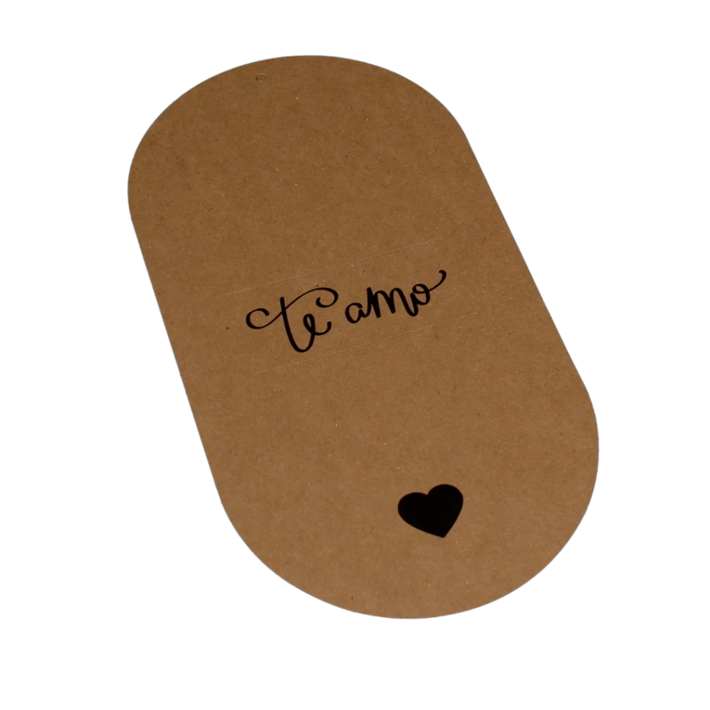 CARTAO PARA FLORES KRAFT TE AMO C/10UNIDADES 619166