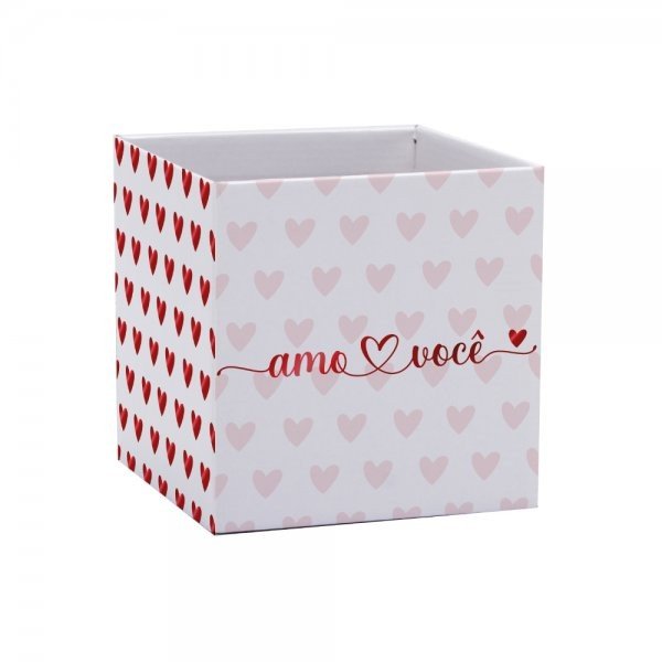 CACHEPOT PAPER POTE 15 QUADRADO HOTSTAMP AMO VC 10UN 200026