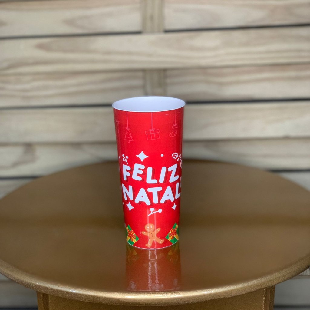 COPO LONG DRINK 350ML DECORADO NATAL 903329