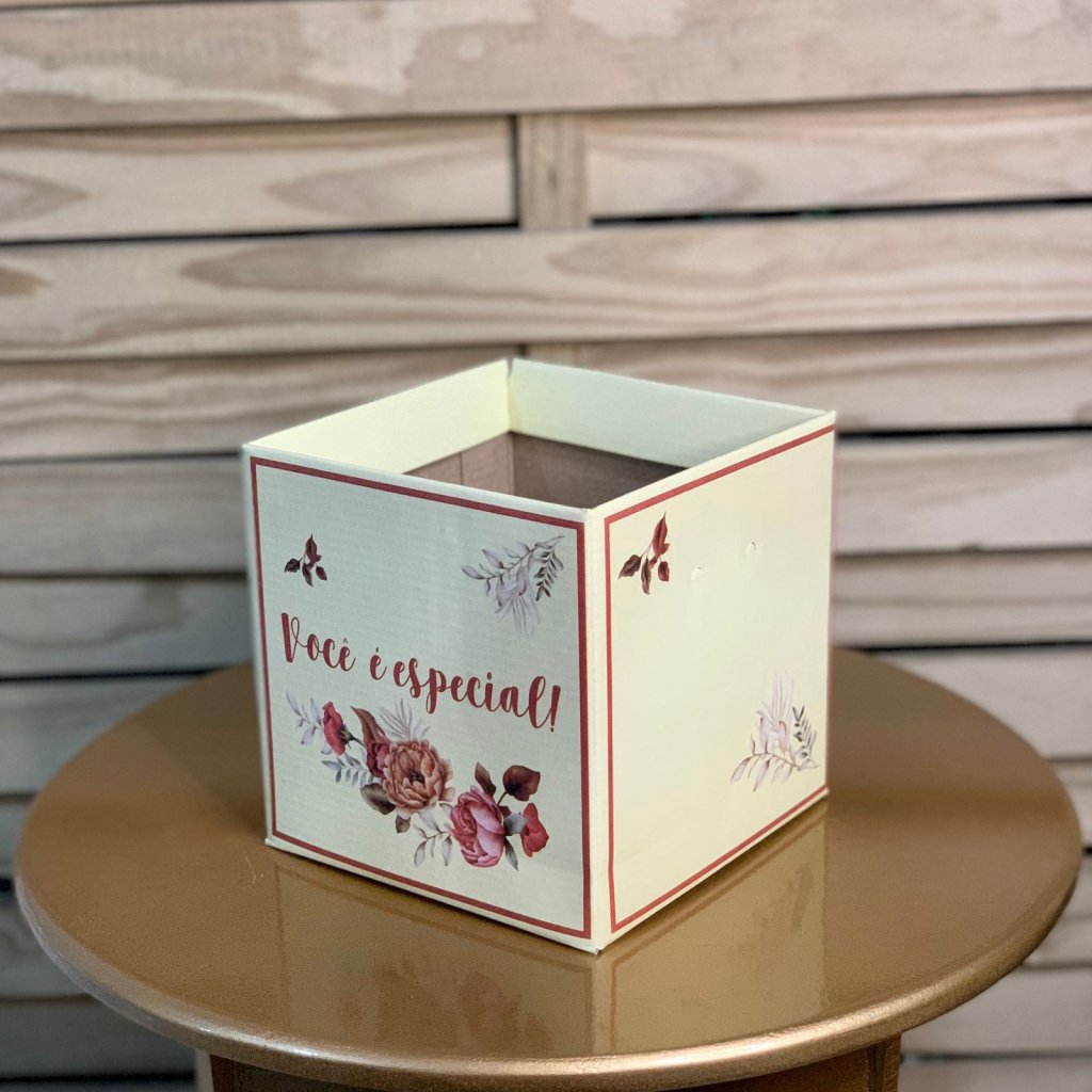 CACHEPOT QUADRADO JARDIM DE OUTONO 15 5UN 643086