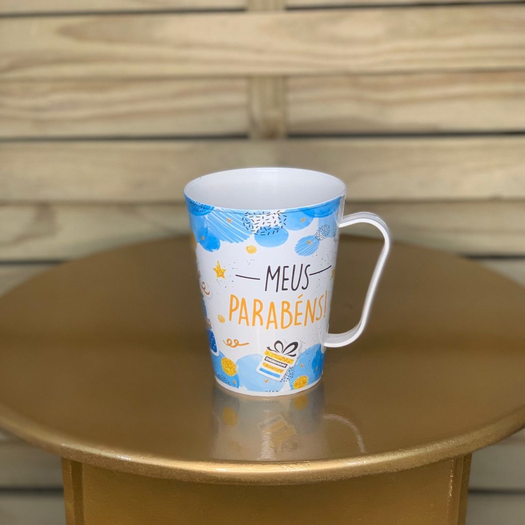CANECA DECORADA ANIVERSARIO 430ML 930158