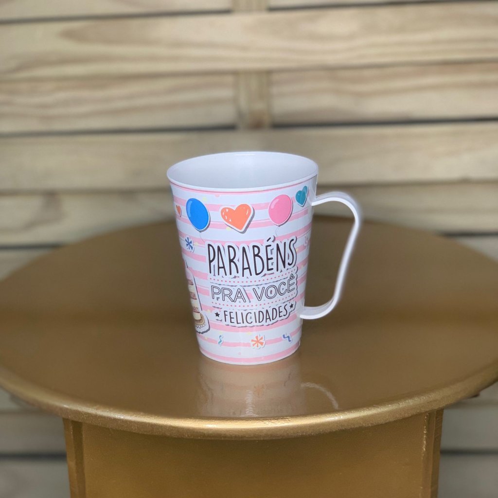 CANECA DECORADA ANIVERSARIO 430ML 930158