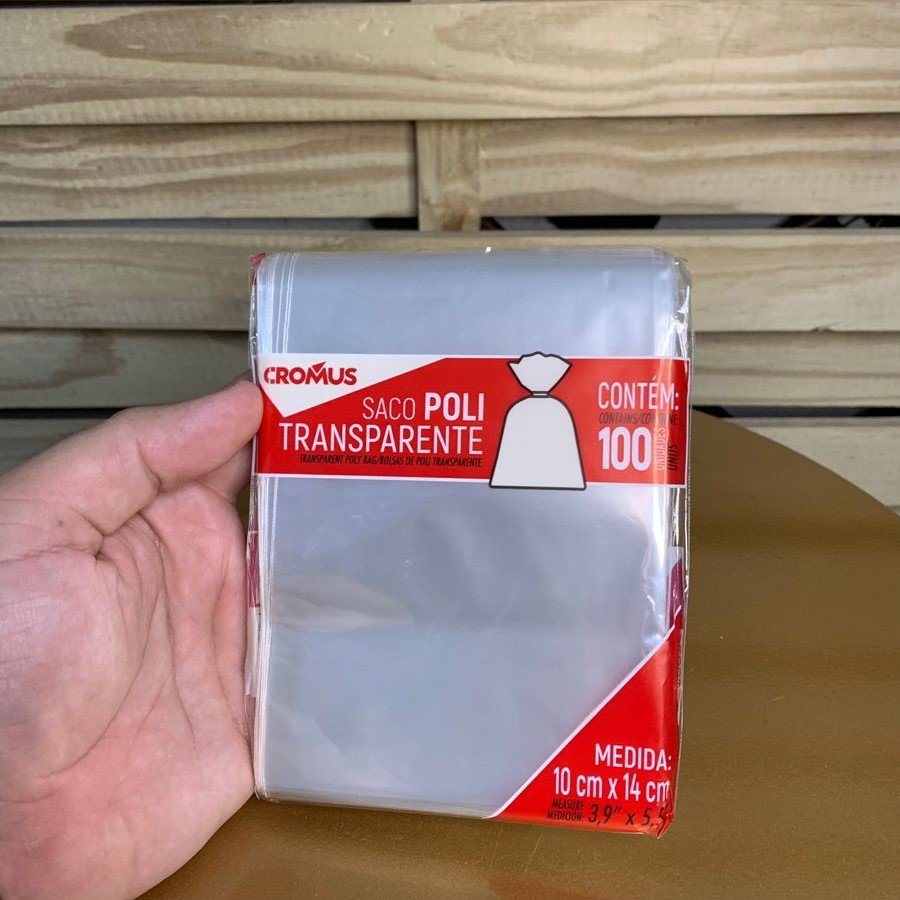 SACO TRANSP 10X14 INCOLOR PT C/100 UN 050280 013459