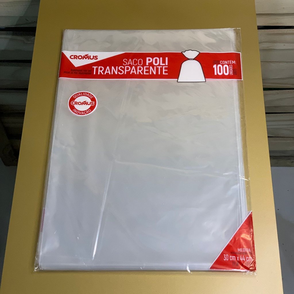 SACO TRANSP 30X44 INCOLOR PT C/100UN 039497 050480