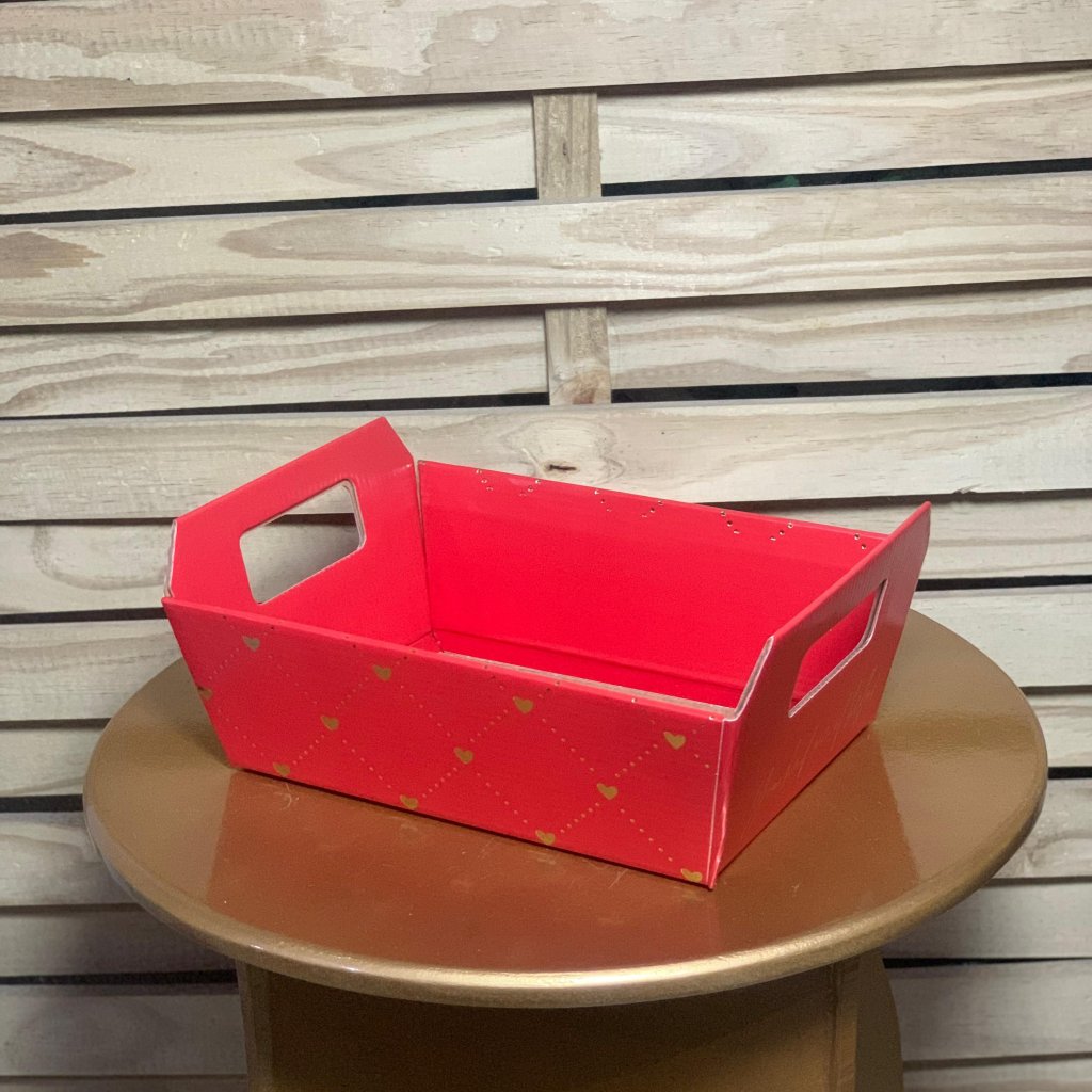 CESTA PAPER P HOTST NEW LOVE VERMELHO 21,5CMX8CMX15CM 200859