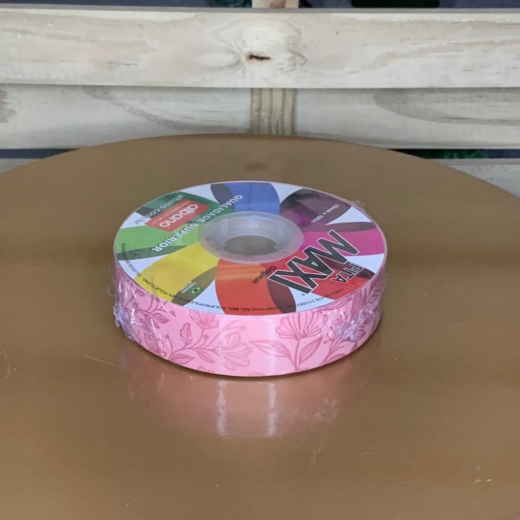 FITA MAXI PAPER LOOK GLOW 32MMX100M ROSE 35822