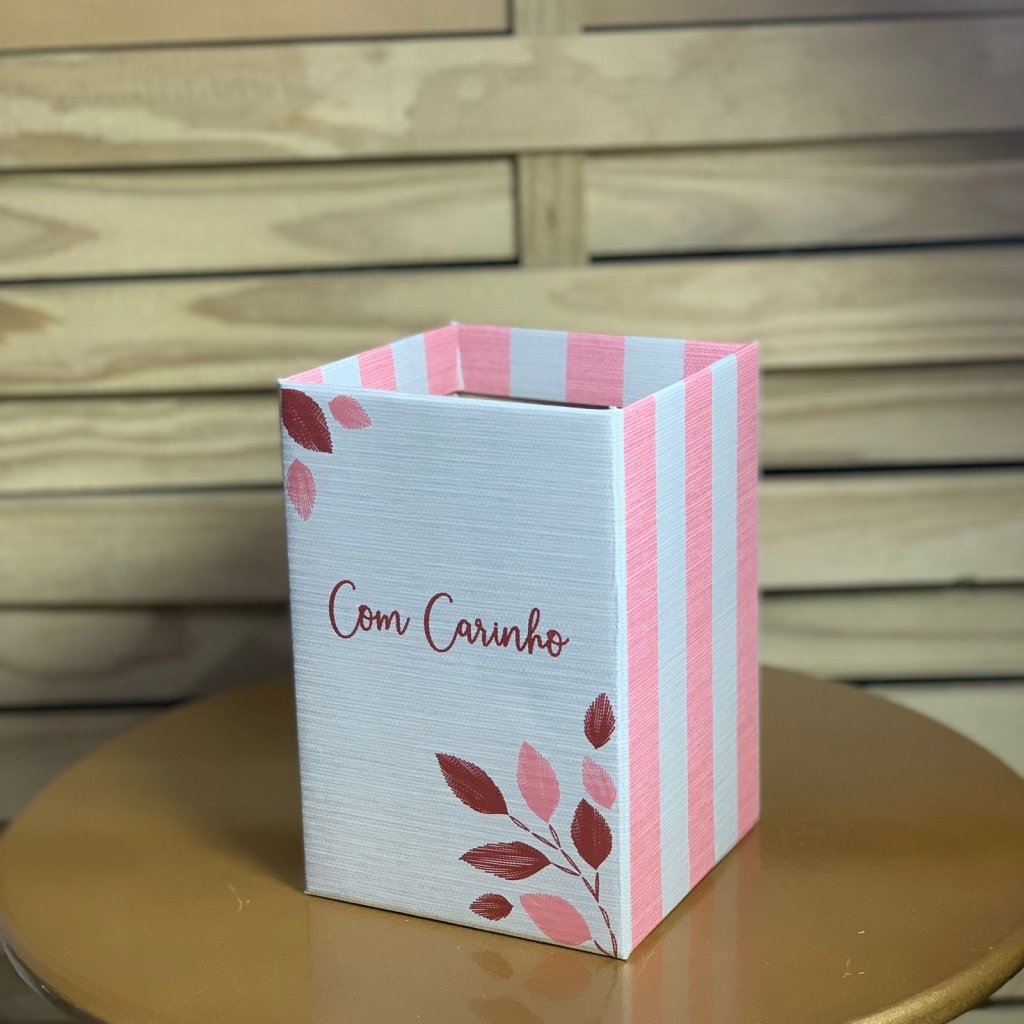 CACHEPOT QUADRADO ART E CRAFT 12CMX12CMX17,5 6PCS 35636