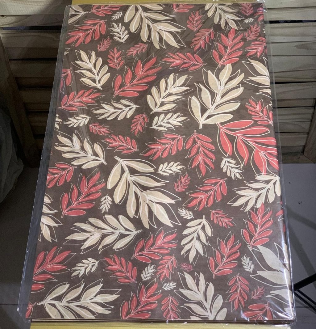 PAPEL KRAFT NATURAL ART 68CMX79CM 25FLS CAFE 35757
