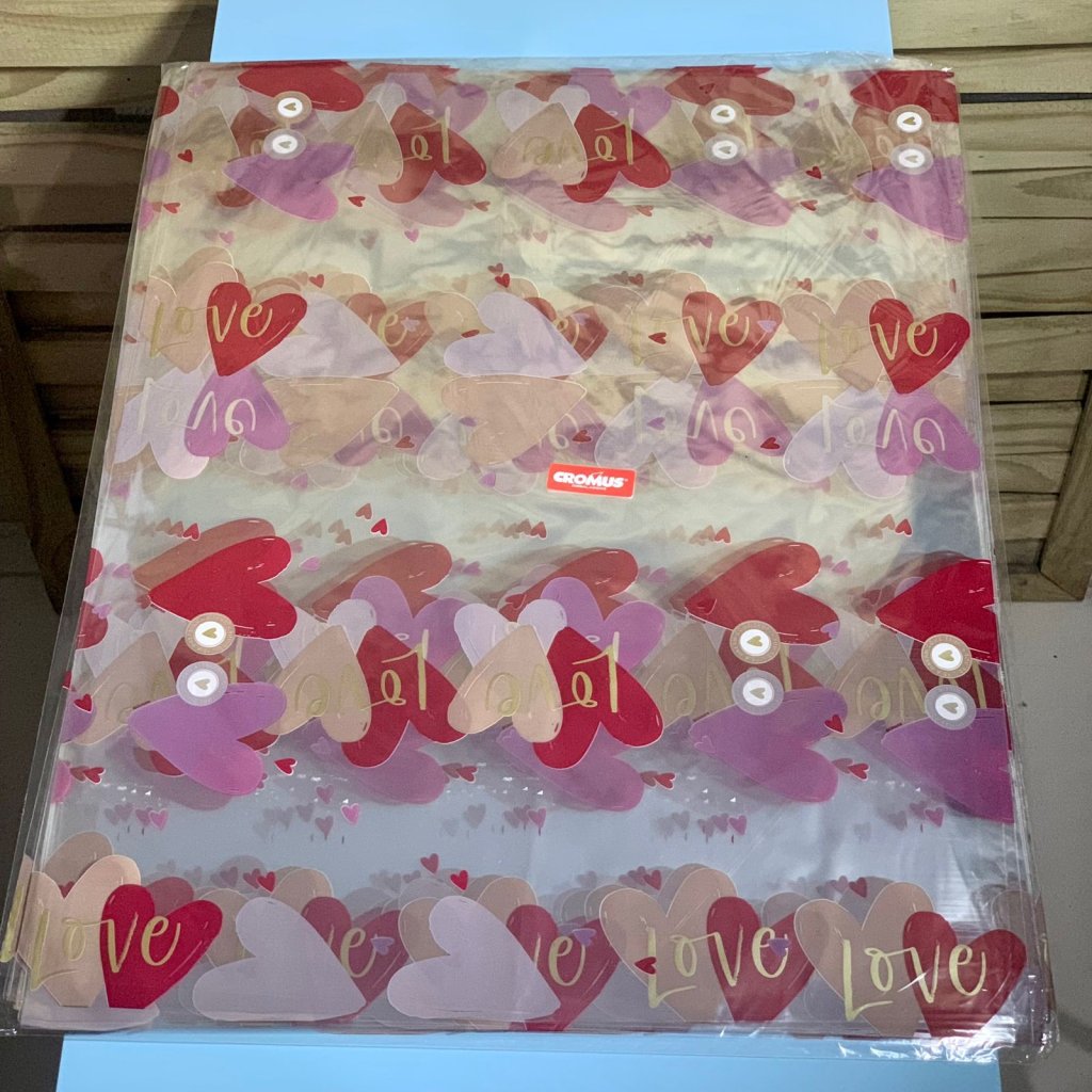 SACO TRANSP 45X59 PASSIONE DECORADO PT C/25 11200913 351798