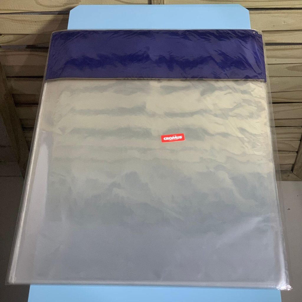 SACO TRANSP 45X59 METAL AZUL INTENSO BARRADO P C/25 11200811