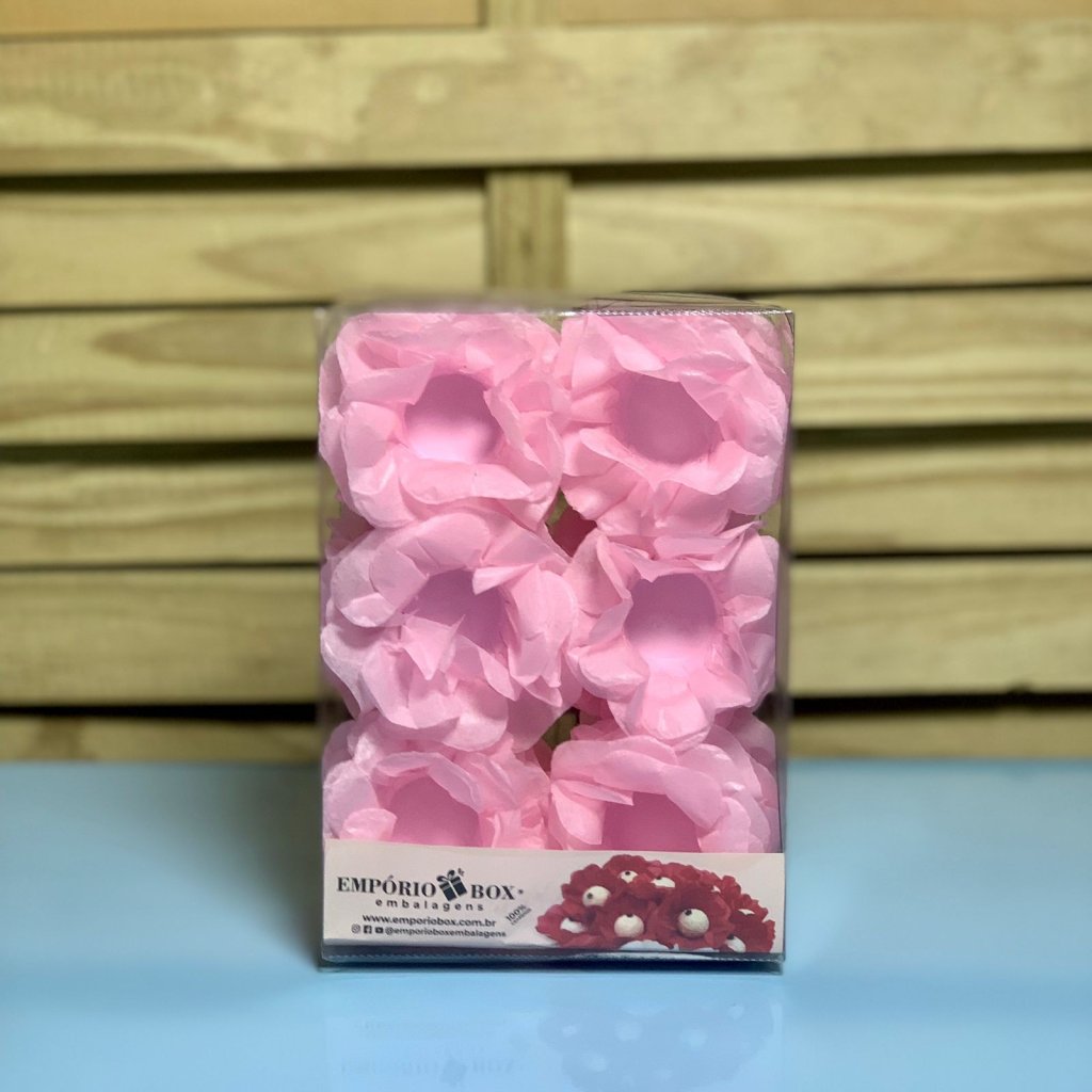 FORMINHA PARA DOCE FLOR LET SEDA ROSA BB C/30UN 426183