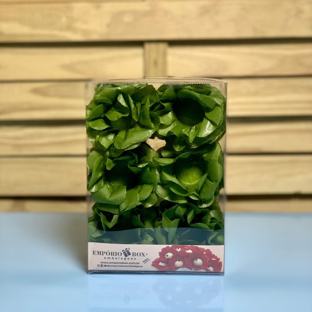 FORMINHA PARA DOCE FLOR LET SEDA VERDE PISTAC C/30UN 292791