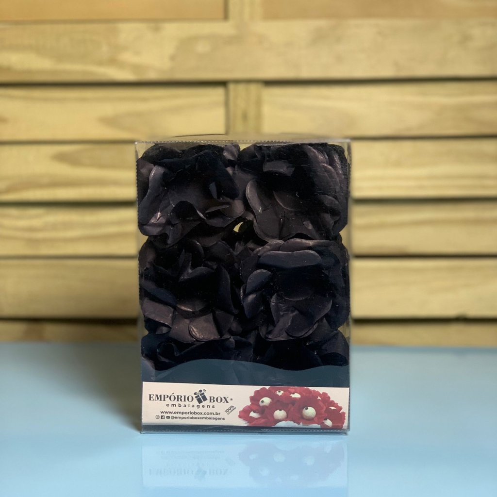 FORMINHA PARA DOCE FLOR LET SEDA PRETO C/30UN 426060