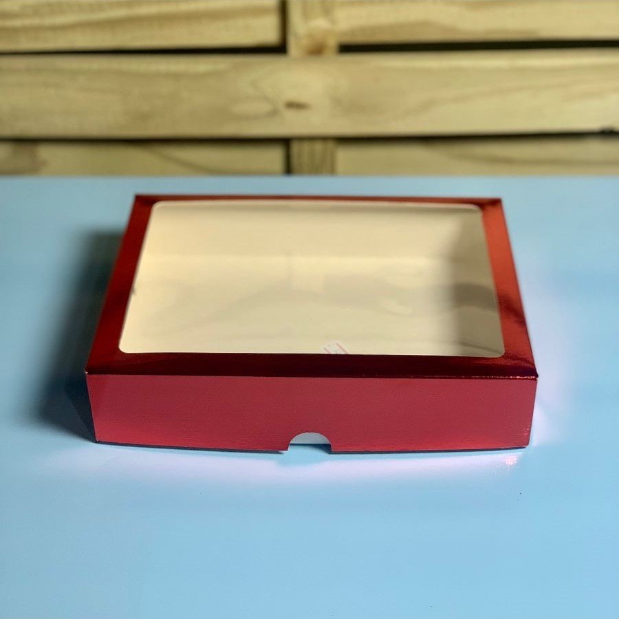 CAIXA LAMINADA C/VISOR 20DOCES VERM A4XC20XL16CM C/10 133082