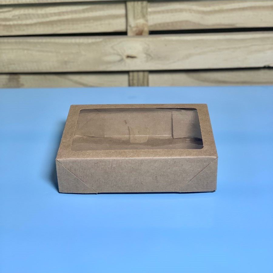 CAIXA KRAFT C/VISOR 12DOCES A4XC16XL12CM PCT C/10 136380