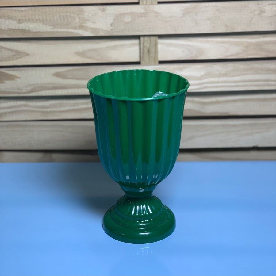 VASO DUBAI PEQUENO VERDE ESCURO 21X13 099397