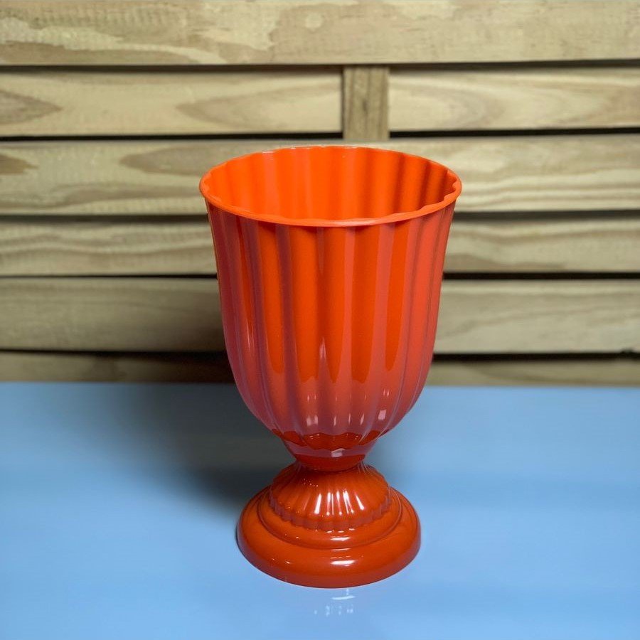 VASO DUBAI PEQUENO LARANJA 21X13 099380