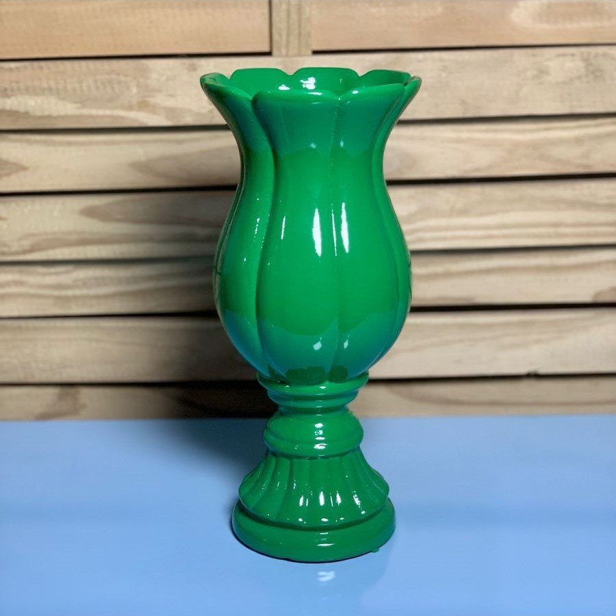 TACA FLOR M 29CM VERDE BANDEIRA 906617