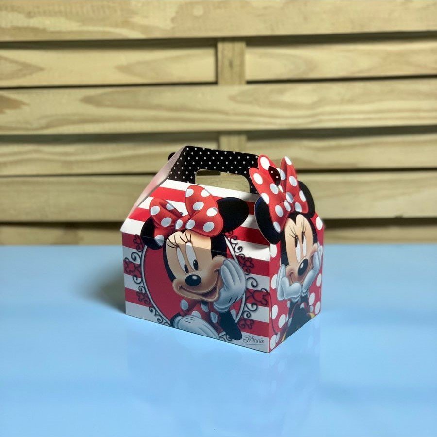 CAIXA MALETA KIDS MINNIE CHARM G15X10X15 C/10 531874