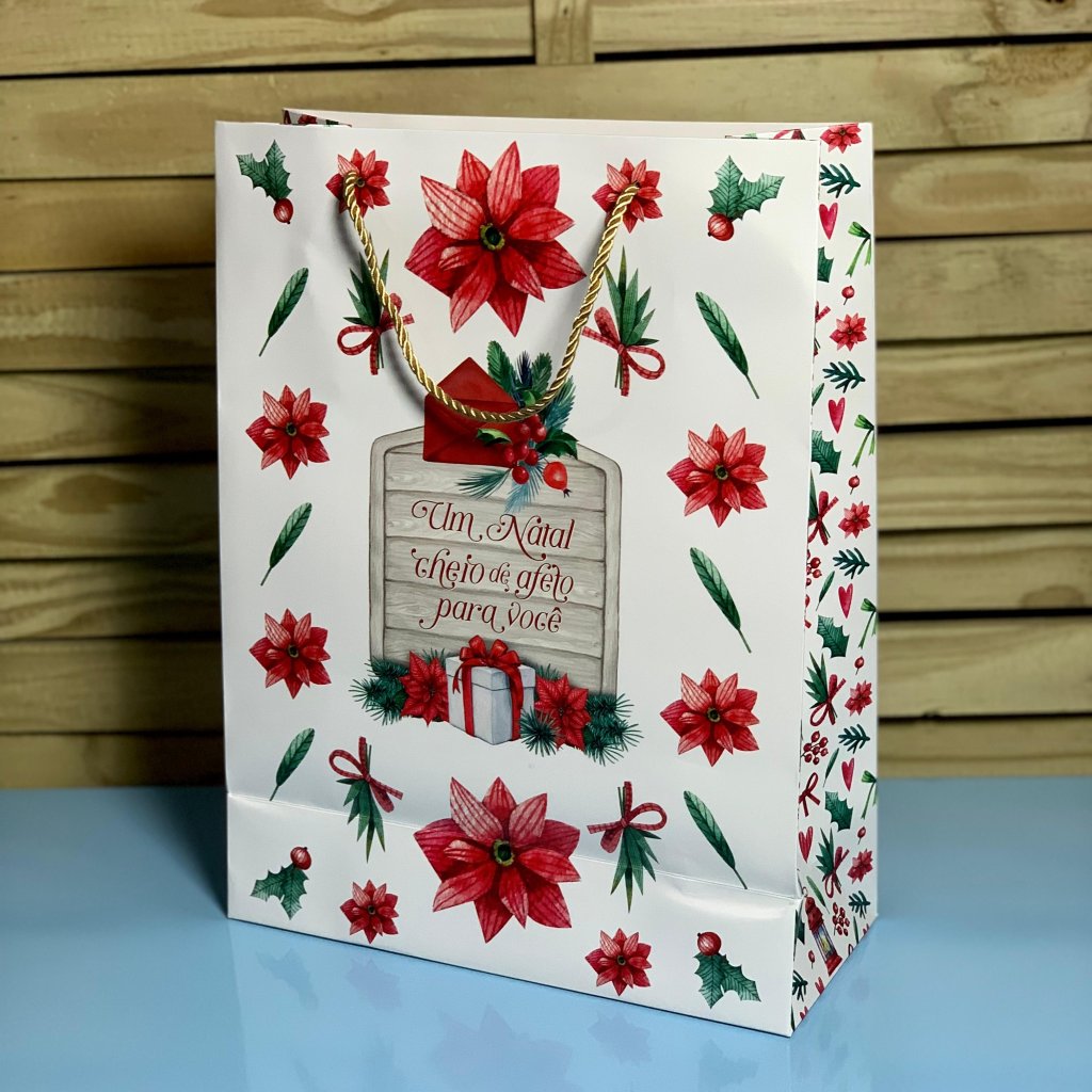 SCX0090 SACOLA PARA PRESENTE DE PAPEL 180 28X37X12CM 980628