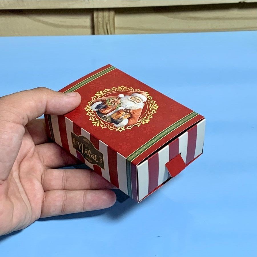CAIXA 06DOCES GAVETA C/PUXADOR NATAL C12XL08XA04 C/10 137448