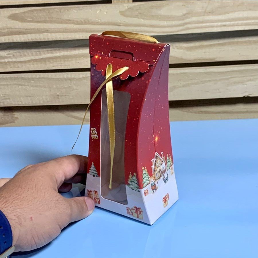 CAIXA P/DOCES C/VISOR E ALCA NATAL C09XL06XA18 C/10 137905