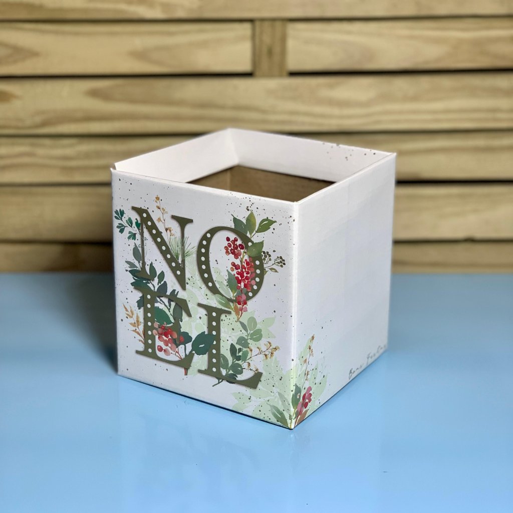 CACHEPOT QUAD HOLLY JOY C/HOT ST 14,5X14,5X15,5CM 10PC 36052
