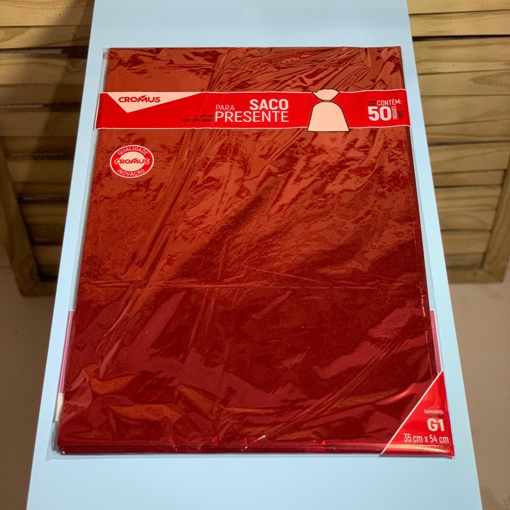 SACO METAL 35X54 METALCOR VERMELHO PT C/50UN 613812 99062010
