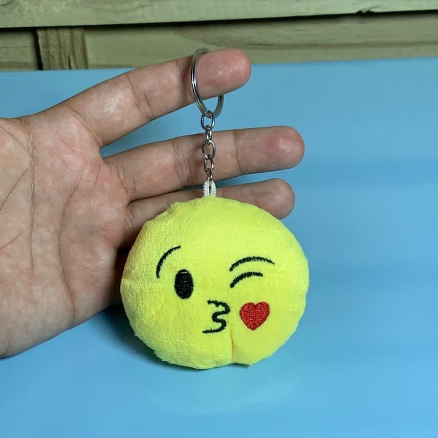 CHAVEIRO TECIDO 8CM EMOJI 909778