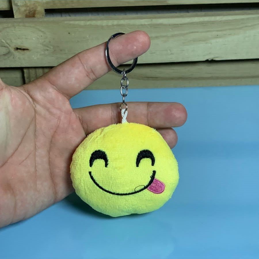 CHAVEIRO TECIDO 8CM EMOJI 909778