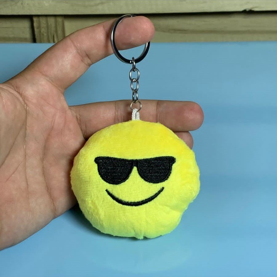 CHAVEIRO TECIDO 8CM EMOJI 909778