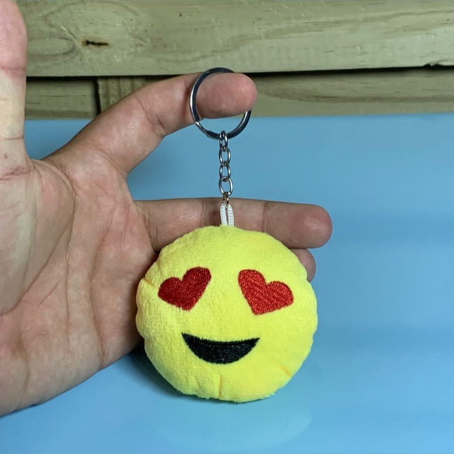 CHAVEIRO TECIDO 8CM EMOJI 909778