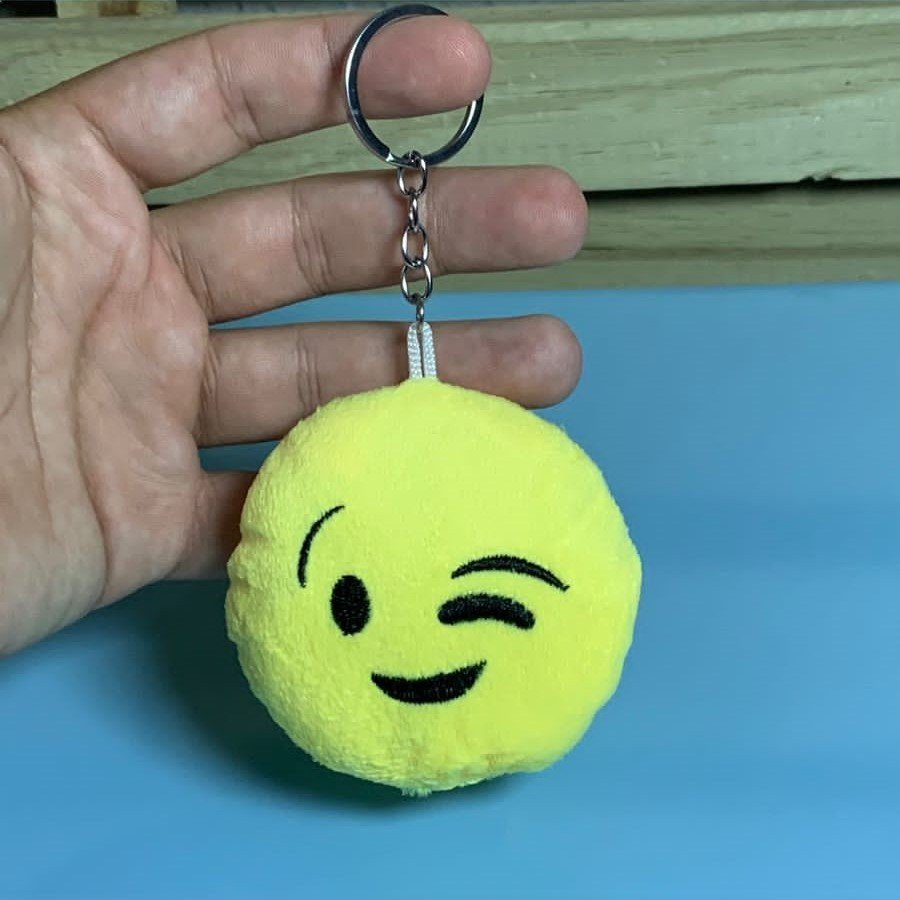 CHAVEIRO TECIDO 8CM EMOJI 909778